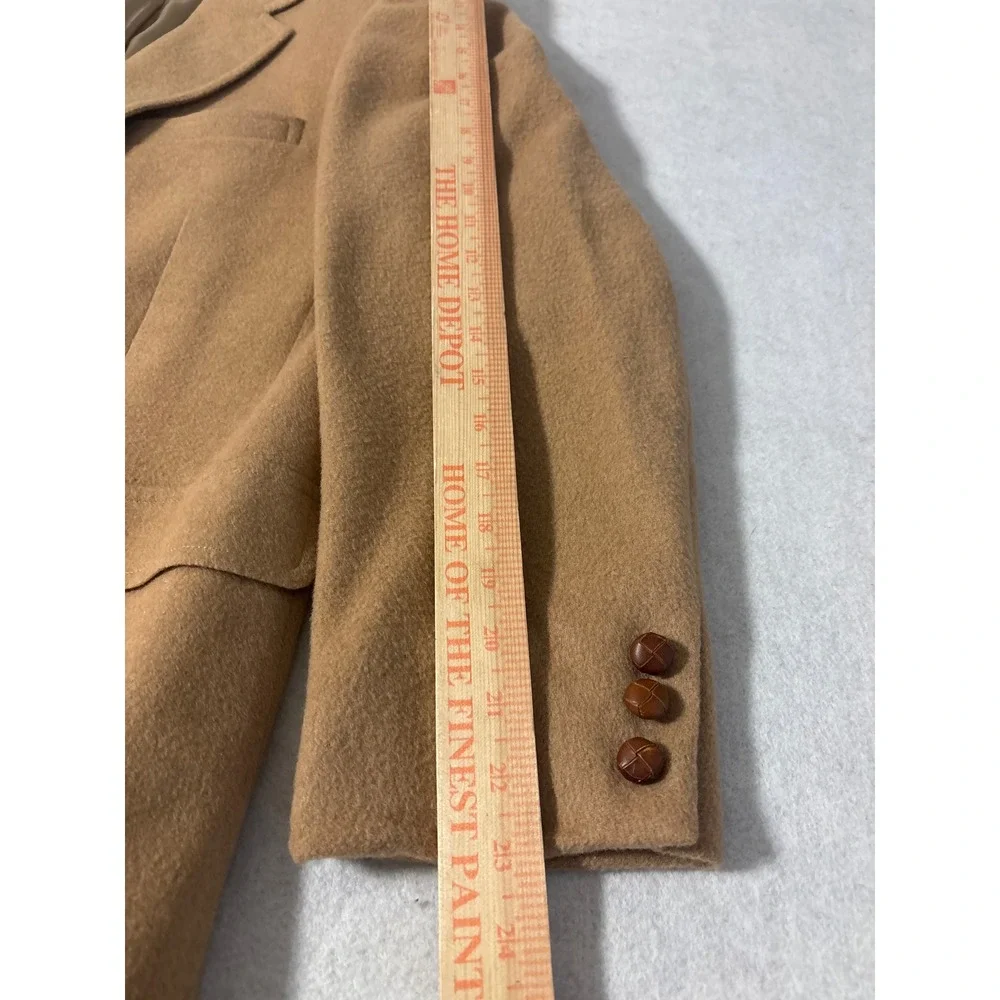 Vintage Camel Hair‎ Blazer Mens 42R Tan Brown 2-Button Sport Coat Good Condition